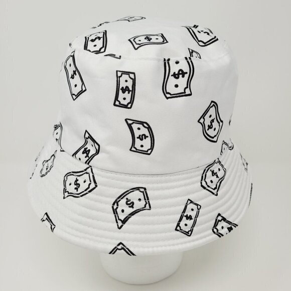 Money Novelty Print Bucket Hat - Picture 1 of 6